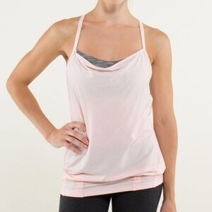 Lululemon C.Y.B Tank Pretty Pink / Wee Are From Space October Angel Size 8